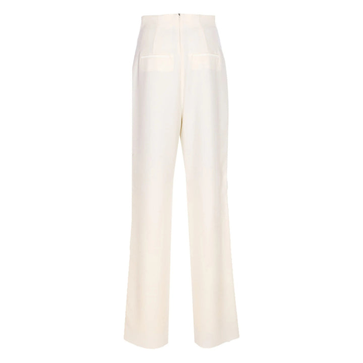 Max Mara Pianoforte Pantaloni - Bianco | 337a01d790b37dccd5c4e2ac1b75398d7805e9ff