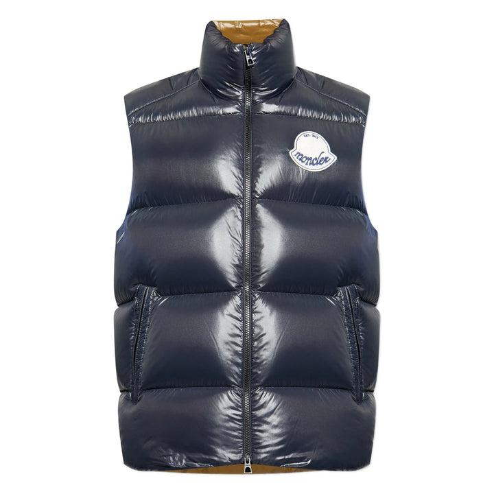 Moncler Outwear Waistcoats - Blu | c8b397d04ca16e521da29e39a9641c74f8a21b53