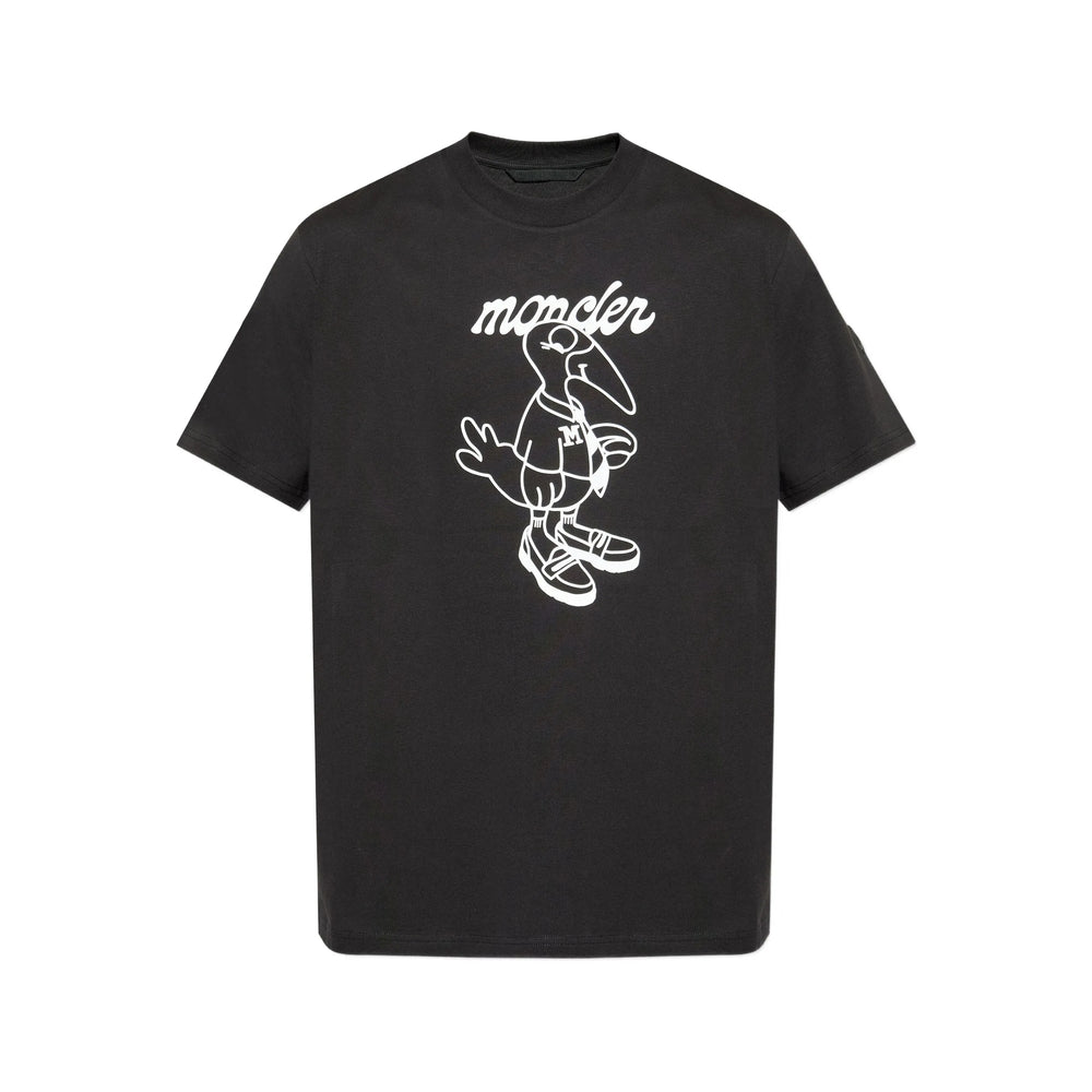 Moncler T Shirt - Nero, Bianco | a17bbbdac9715fb388c2d0212022f656fdc5f2ad