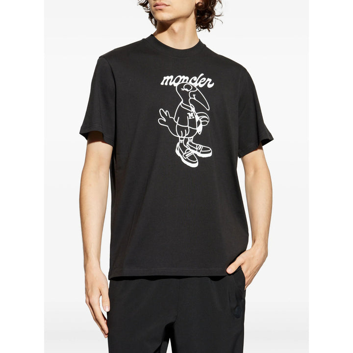 Moncler T Shirt - Nero, Bianco | 7b39fcfd2dd23a2d205a24379a31d2cbe916ebf8