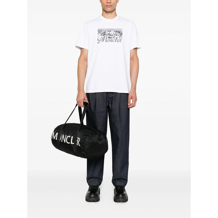 Moncler T Shirt - Bianco | 401a81e47e158507cd3228360c02e20bc9c8bc91