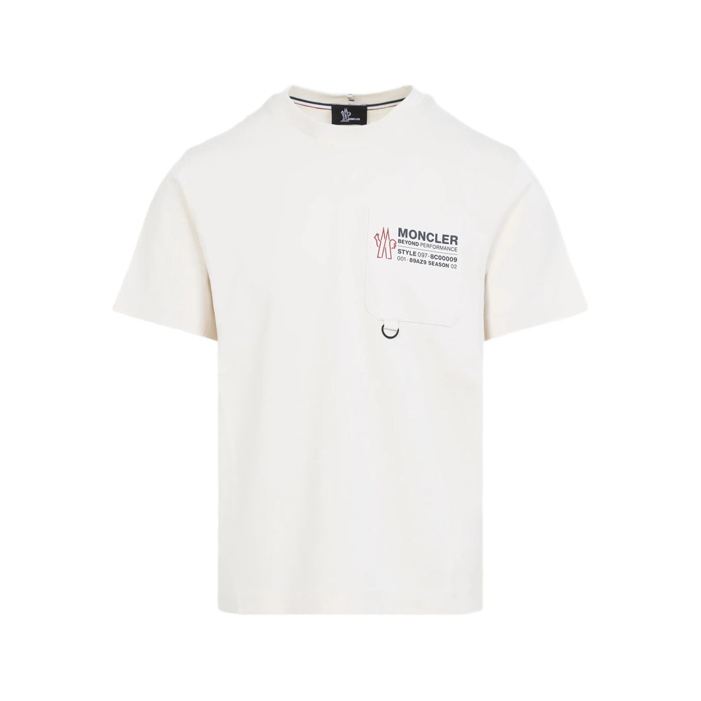 Moncler Grenoble T Shirt - Bianco | 393cfeea6c2dbdd5410fb5d3c24f888e7ab17c41