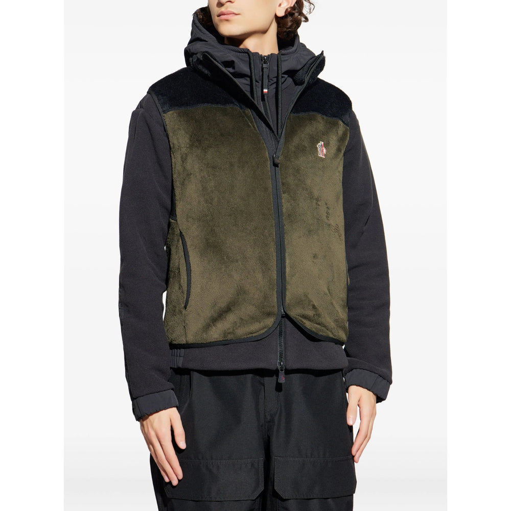 Moncler Grenoble Outwear Waistcoats - Verde, Nero | b1d20d746436627336662582a75958f39591acab