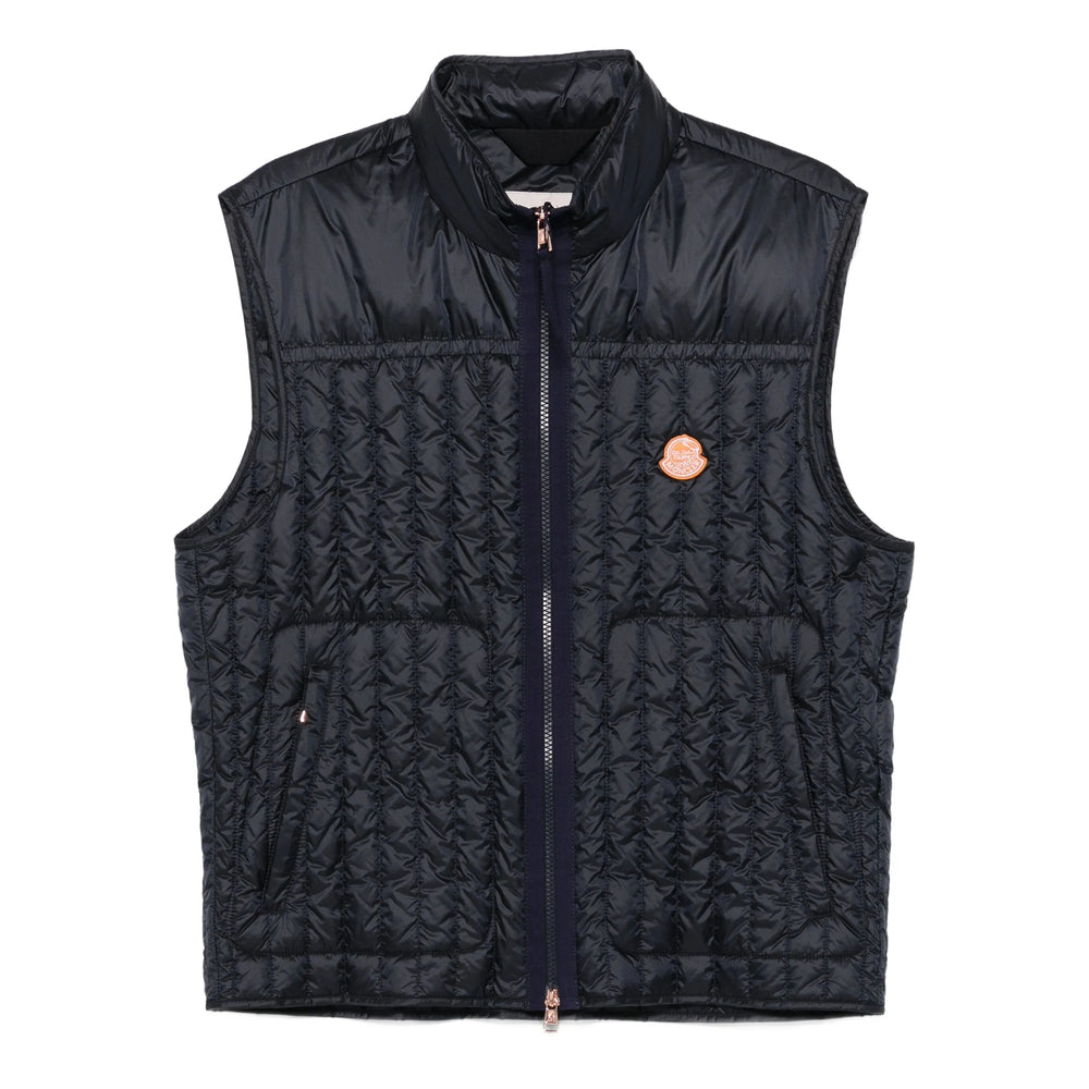Moncler X Donald Glover Outwear Waistcoats - Blu | 328ae141c1d3459abfaeb2d728bc7199a8406109