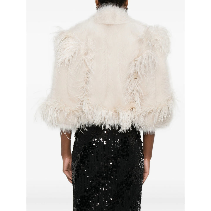 Elie Saab Outerwears - Bianco | 1d0881e75d4f09e0434b882b2b203b01ede5c635