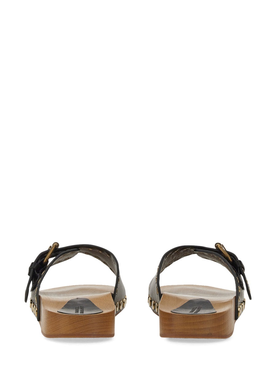 Isabel Marant Sandali - Nero | Wanan Luxury