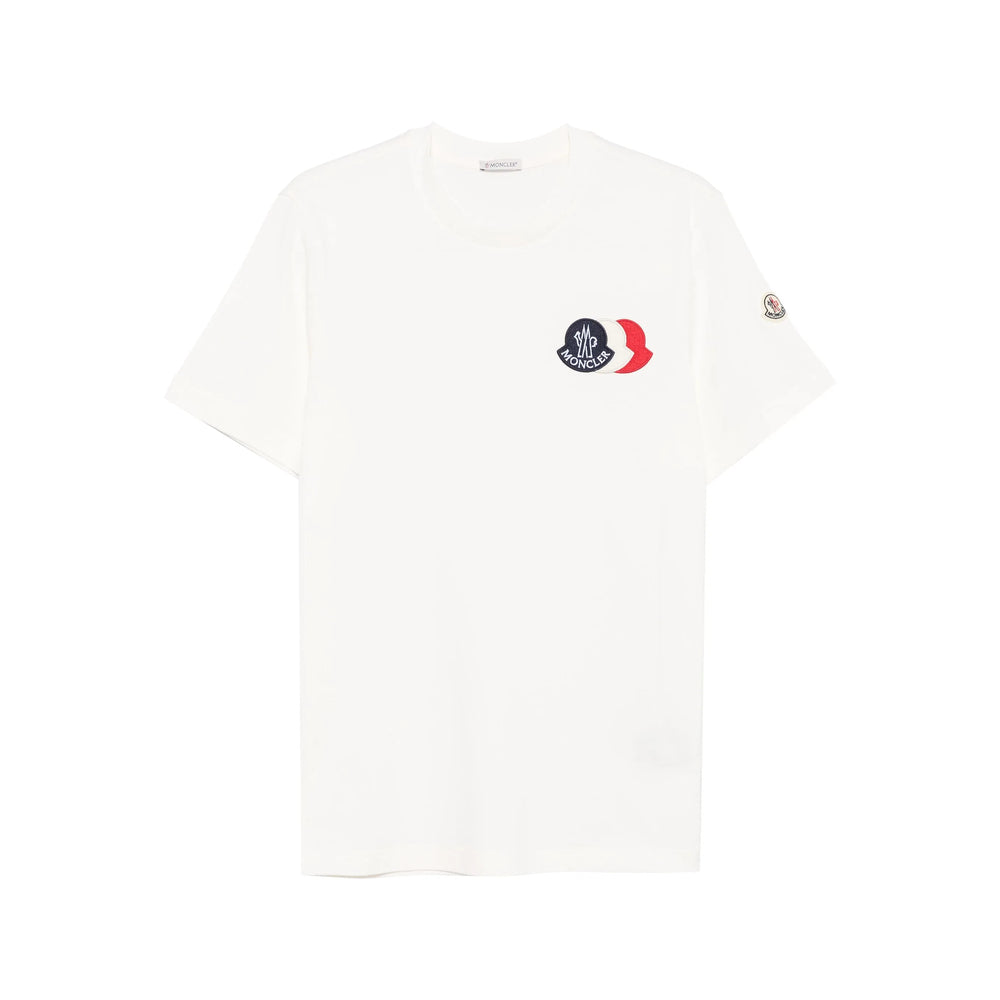 Moncler T Shirt - Bianco | 627ee5cd5df466526384c5a7a95f95afbc19590d