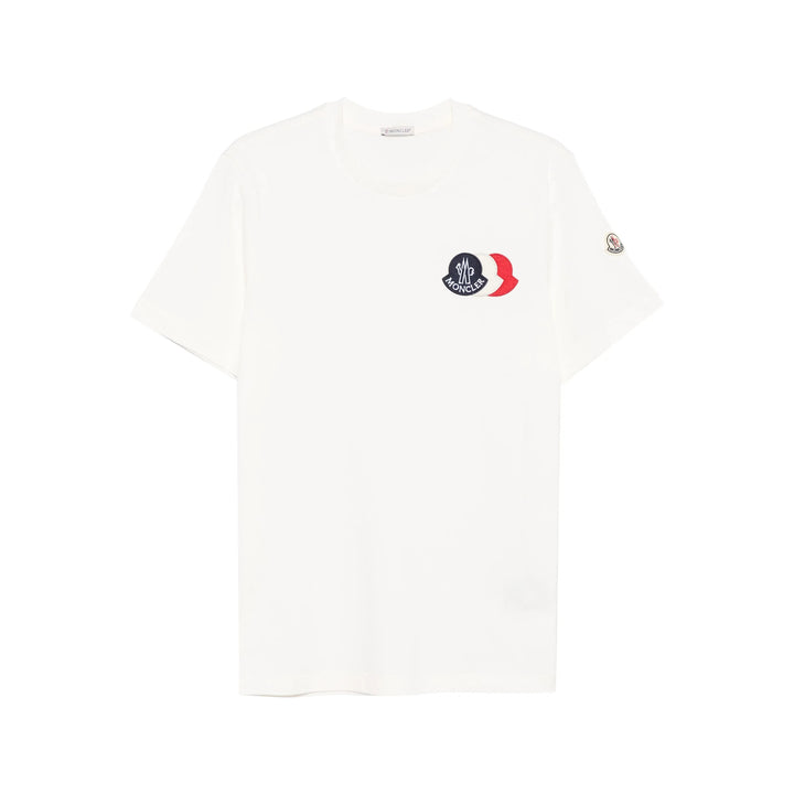 Moncler T Shirt - Bianco | 627ee5cd5df466526384c5a7a95f95afbc19590d