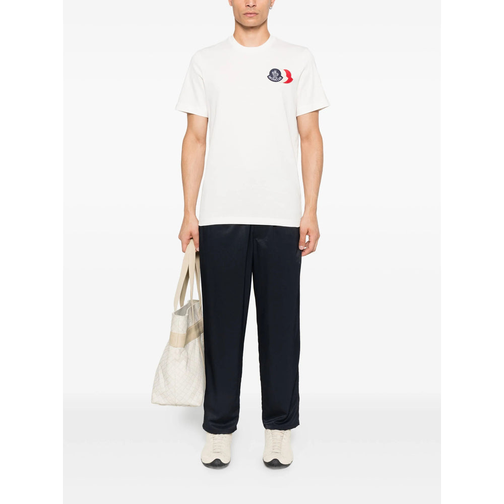 Moncler T Shirt - Bianco | eb60bfb4bbcbf66b6d32baeef97871e0116b8b9b