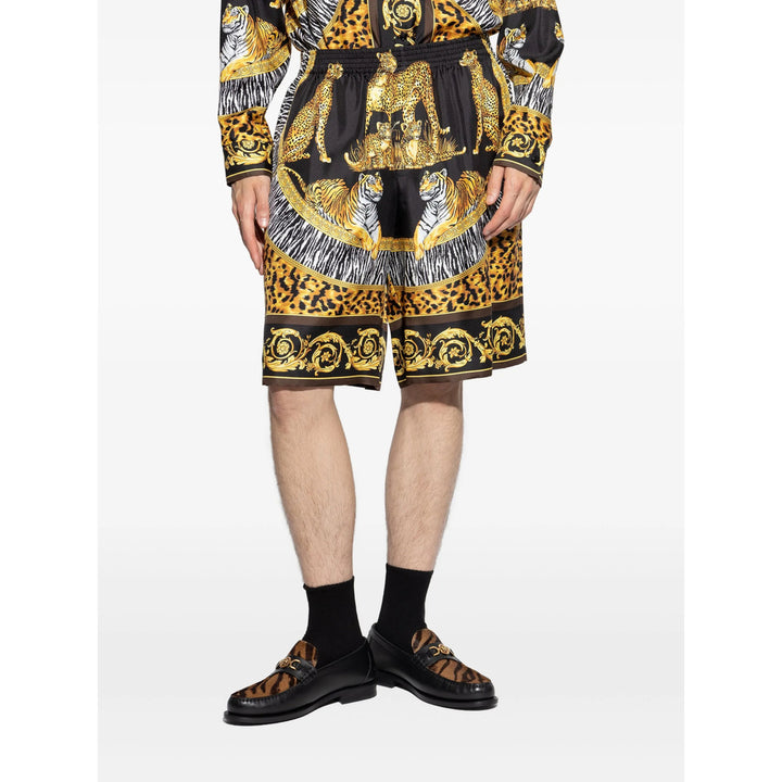 Versace Shorts - Nero, Giallo | 40c3456bae1f683c8ca9b301b88b29a508330f5e