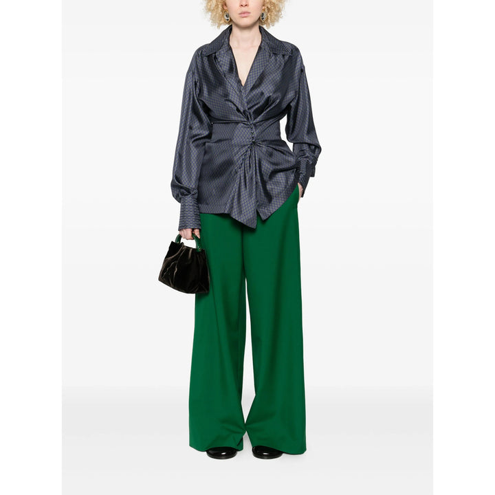 Dries Van Noten Pantaloni - Verde | 65845c399b21064fc2ca6525eb3789ef0cdbdd29