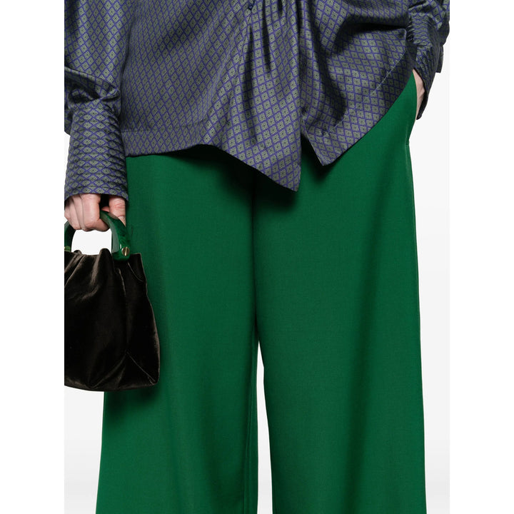 Dries Van Noten Pantaloni - Verde | 42b822beefbfbe2f069840a3bd3248e26dbcccc9