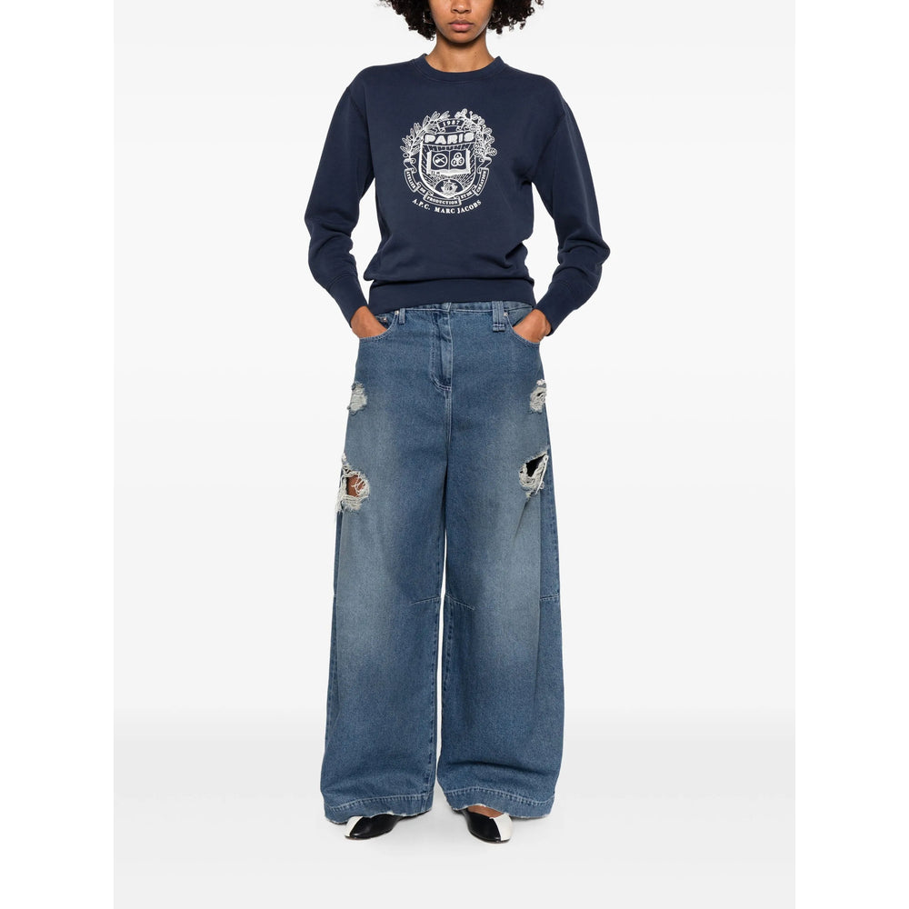 A.P.C. X Marc Jacobs Felpe - Blu | af89d7ff14d9b4bccbc6e5f59699062d25d3b41c