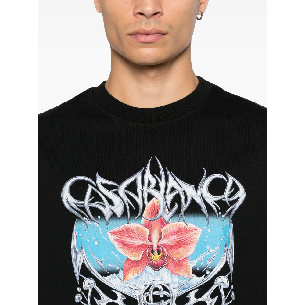 Casablanca T Shirt - Nero | c1edca69bccdefc507fc34472a73caafd243b352