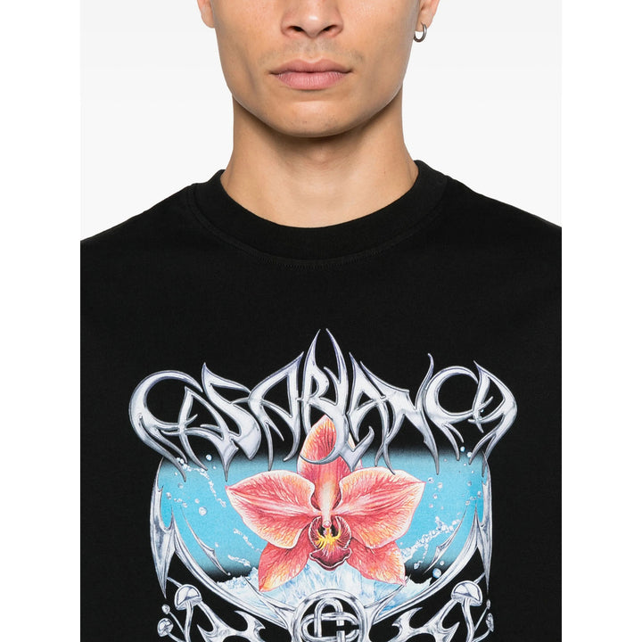 Casablanca T Shirt - Nero | c1edca69bccdefc507fc34472a73caafd243b352