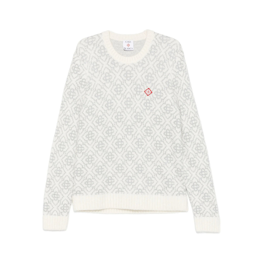 Casablanca Maglioni - Bianco, Argento | 3b0ff6faa831d75c80bf9da74b283e32115f3226