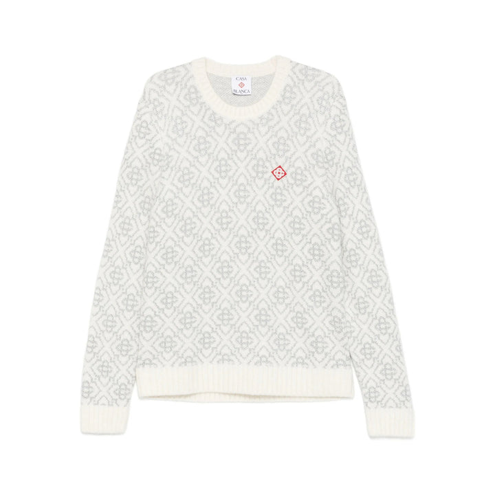 Casablanca Maglioni - Bianco, Argento | 3b0ff6faa831d75c80bf9da74b283e32115f3226