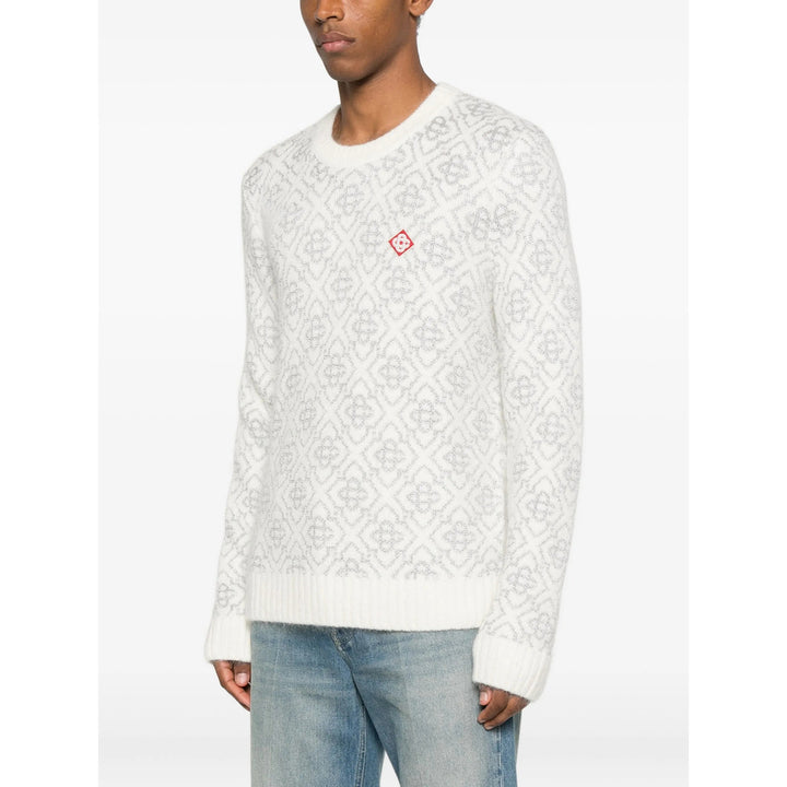 Casablanca Maglioni - Bianco, Argento | d55868c4a6d758233930523656397e50e3f7b32f