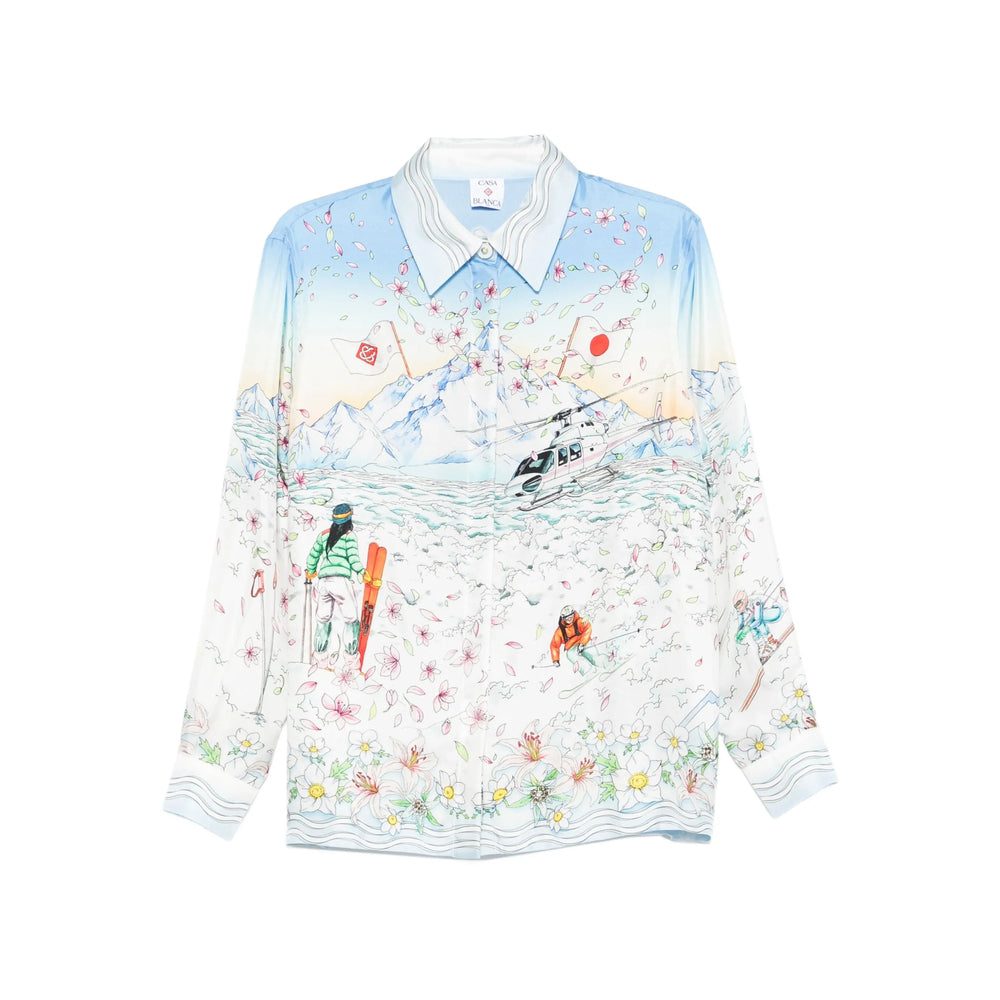 Casablanca Camicie - Bianco, Blu | 7524b7ad126831896a1702b076f4c4cf9da2a7ae