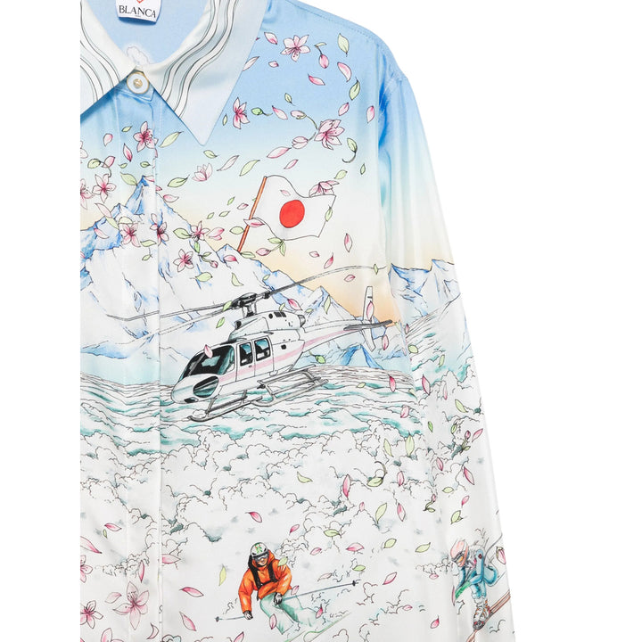 Casablanca Camicie - Bianco, Blu | 03ca6107d9bc8412ccf401e380f7c346e0a32ef3