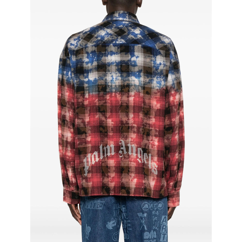 Palm Angels Camicie - Blu, Rosso | 464814fb62ff49d973298aa443a60a52ce43325a