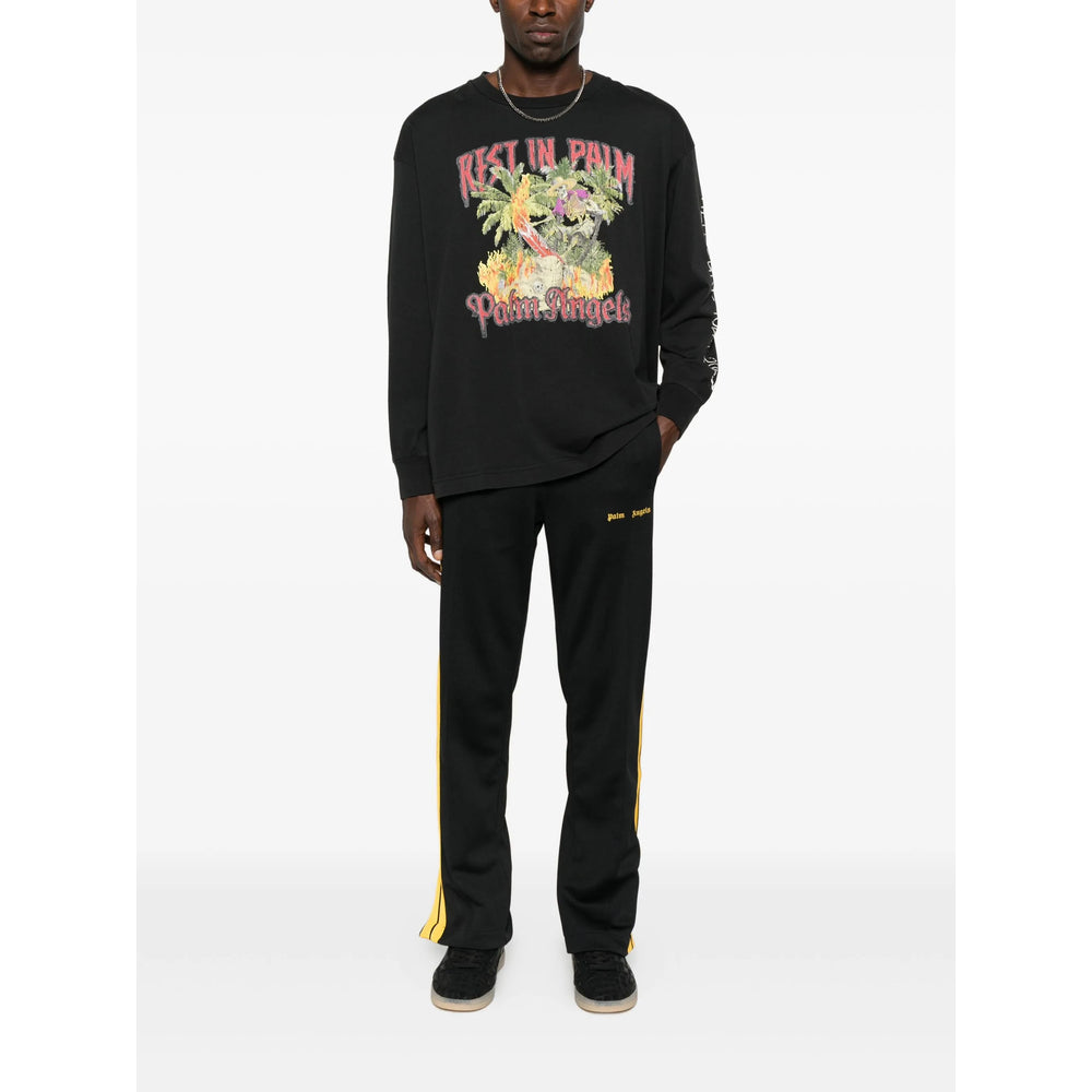 Palm Angels T Shirt - Nero | e47f4776dc9fecdced7a9852516f057df0633a74