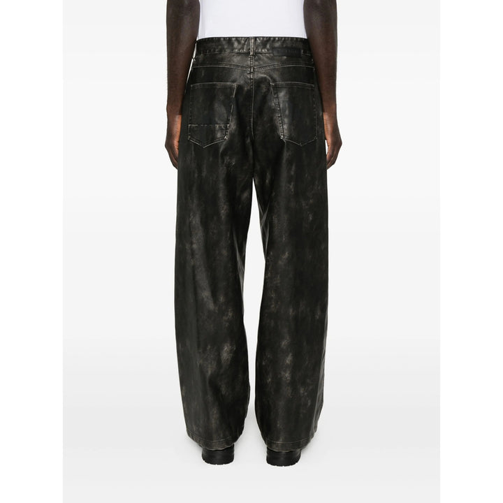 Palm Angels Leather Pants - Grigio | 11b5b6e5234b1cebdae47fbc44d839b7e33a6b14