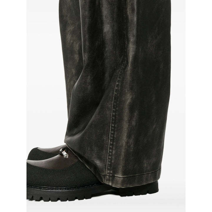 Palm Angels Leather Pants - Grigio | d91d56ab2b3061285d349d84d4ab6e37e938d929