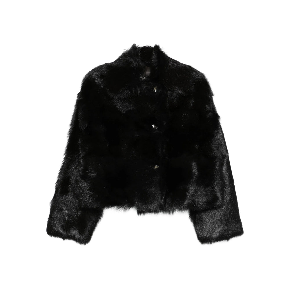 Alberta Ferretti Leather Outerwears - Nero | e511ae23b7b4304b3a9be111a5cd761267f18d96