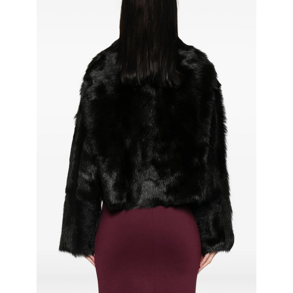 Alberta Ferretti Leather Outerwears - Nero | 104112846f89d6a2bb7705df9d916a69e09021a7