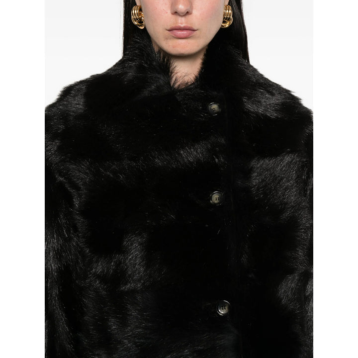 Alberta Ferretti Leather Outerwears - Nero | 18ca928a0f8ee075c119db751ffdcd39b956c3eb