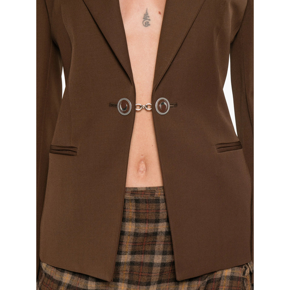 Marine Serre Giacche - Marrone | cf496c4e06a3a8d08d4474f5cd2ca7d381ed1260