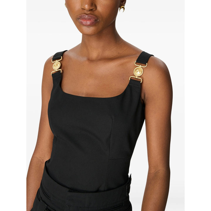 Marine Serre Top - Nero | f82902352b871284f0b5963fe13b840f07074b53