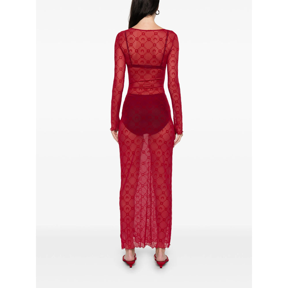 Marine Serre Abiti - Rosso | 0b890ac945a6f3a8eb64acdb19570f3a888f7528