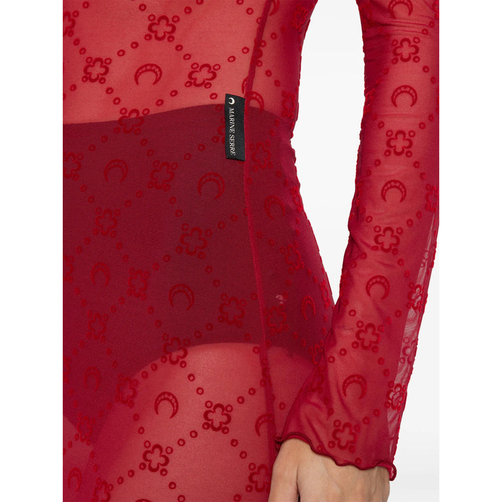 Marine Serre Abiti - Rosso | df8b831fd165e36280386784fe0b9d5372855443