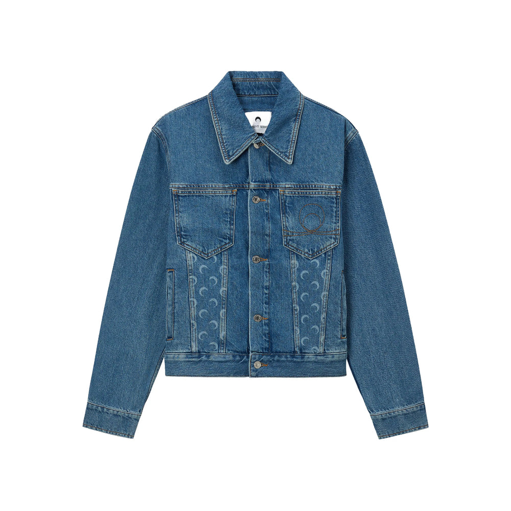 Marine Serre Outerwears - Blu | 00e67185c14906212792ecc14d5c29ae86bddd87