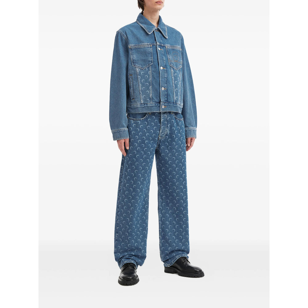 Marine Serre Outerwears - Blu | 27d5c0dbbf7db5fcad4cb22ecaf1dc5f708ff0df