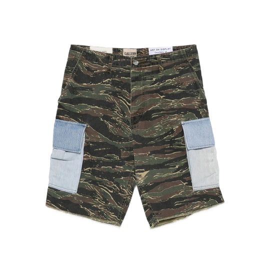 Shorts Verde, Marrone