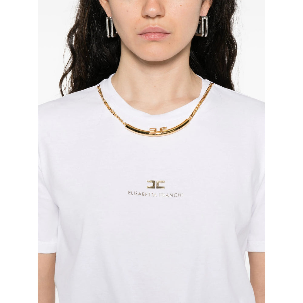 Elisabetta Franchi Maglioni - Bianco | c425ad5cf6db283be95cbba462e2409be37c40fd