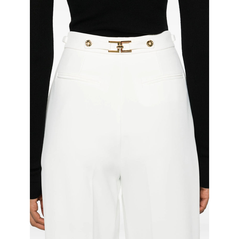 Elisabetta Franchi Pantaloni - Bianco | 0a04b03d0ed182e360a59608daa12e88276fde7c