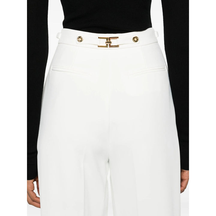 Elisabetta Franchi Pantaloni - Bianco | 0a04b03d0ed182e360a59608daa12e88276fde7c