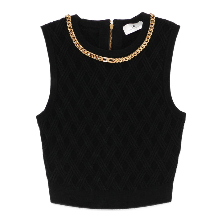 Elisabetta Franchi Top - Nero | f15689b5649afba67d89c028d8fa158186eb5376