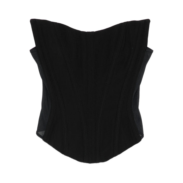 Mugler Top - Nero | 4a58939e9a9e9f2a145536fe20404c85665f56fc
