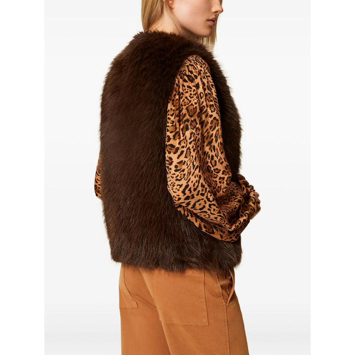 Twinset Waistcoats - Marrone | 8b1d59492c0ac0c8846a5ab345dd75777200f1c1