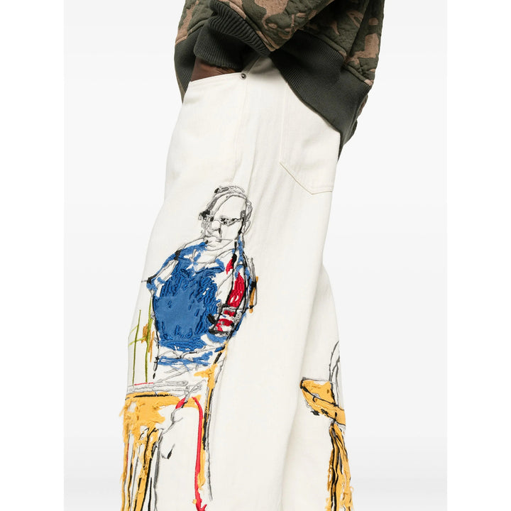 Kidsuper Jeans - Bianco | 119ef417a14c41cc625a28f7a7543ce843ef58bc