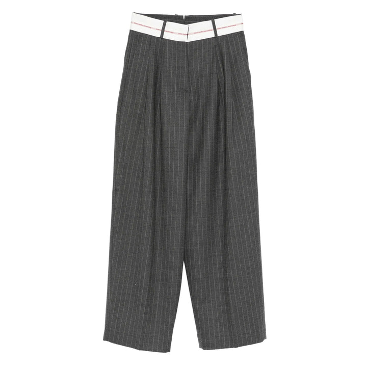 Nine In The Morning Pantaloni - Grigio, Rosso | 305bdd09f1aa7d625448d4126d29ed9b6af18263