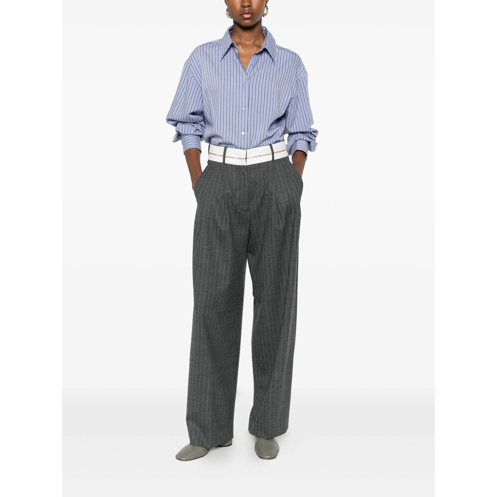 Nine In The Morning Pantaloni - Grigio, Rosso | 8a354eadf17c4107a081f728c458689715a7b857