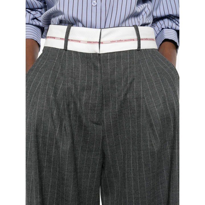 Nine In The Morning Pantaloni - Grigio, Rosso | 45909e37baa7f918729a32763f095837f2dd6403