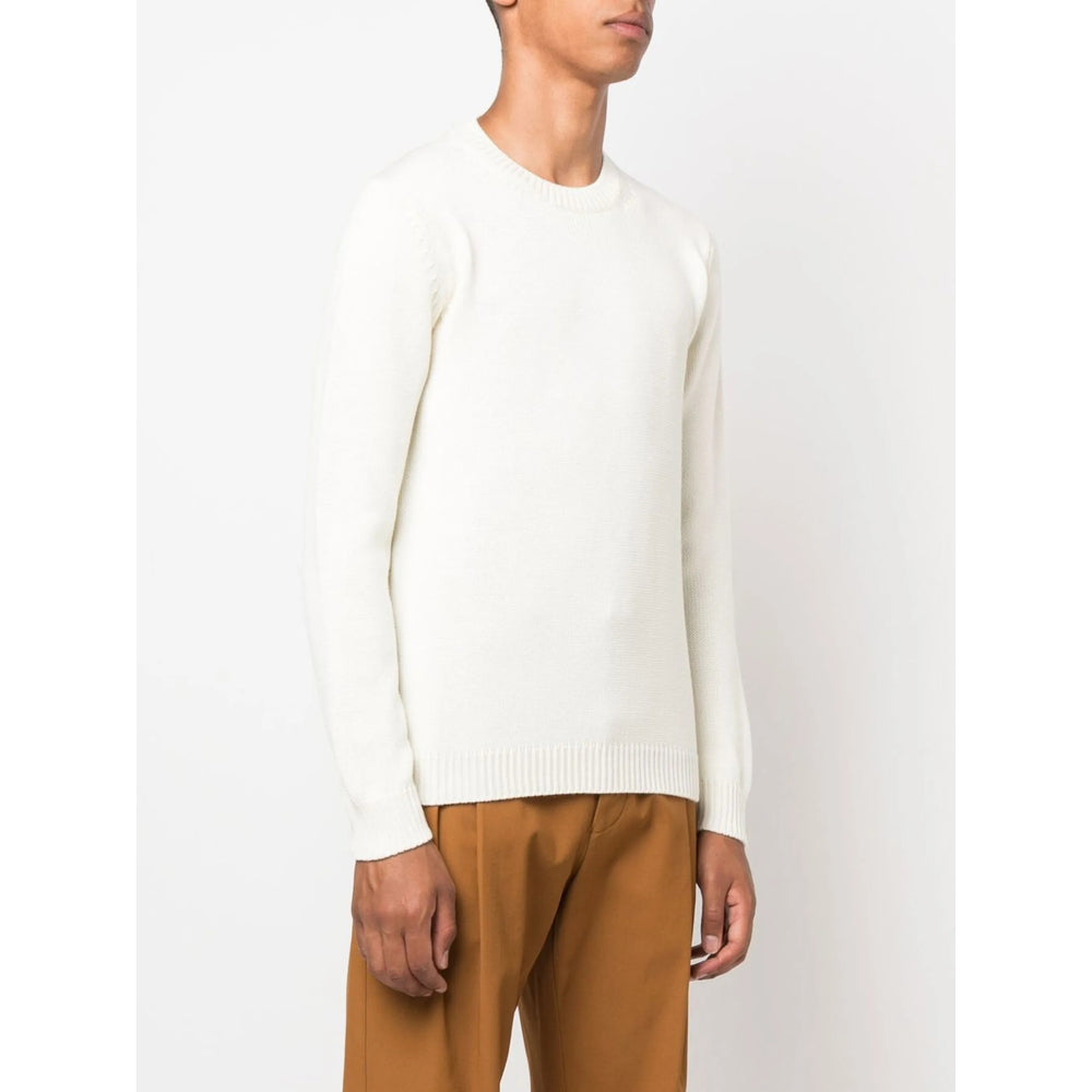 Roberto Collina Maglioni - Bianco | 2bbb75aeabdc22611c12b34107288df31113d621