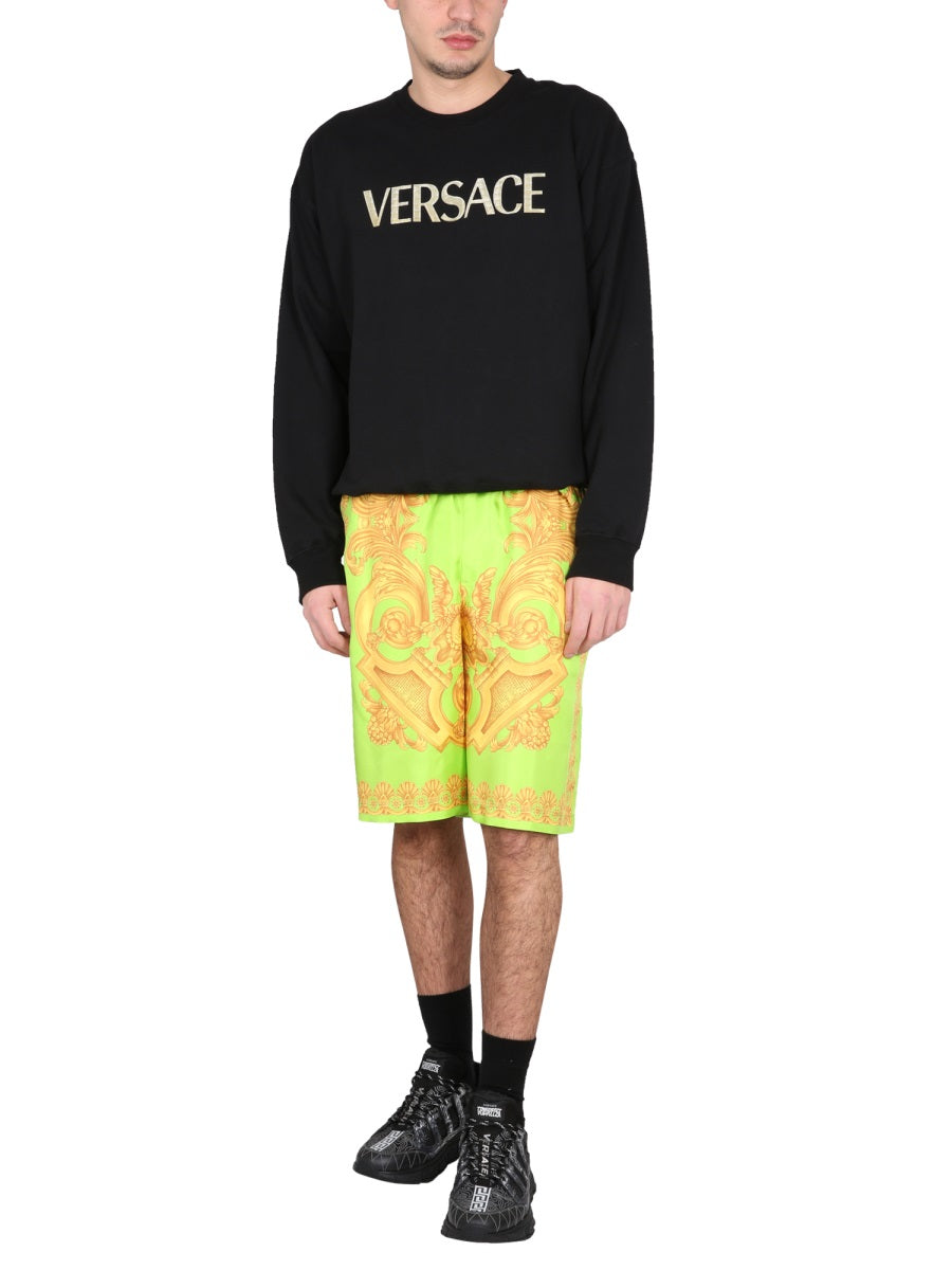 Versace Shorts - Verde | Wanan Luxury